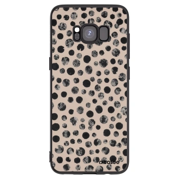 Picasee silikonový černý obal pro Samsung Galaxy S8 G950F - Dots