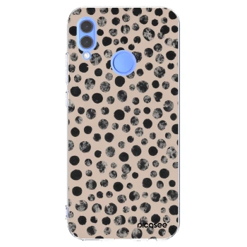 Picasee silikonový průhledný obal pro Honor 10 Lite - Dots