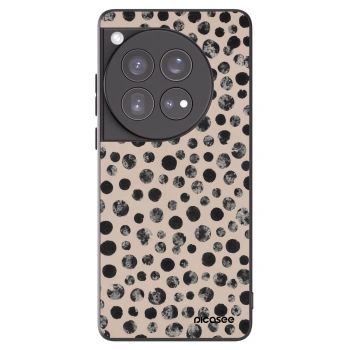 Picasee silikonový černý obal pro OnePlus 12 5G - Dots