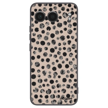 Picasee silikonový černý obal pro OnePlus Nord 4 - Dots
