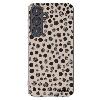 Picasee silikonový průhledný obal pro Samsung Galaxy S24 FE S721B - Dots