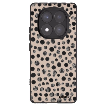 Picasee silikonový černý obal pro Xiaomi Redmi Note 14 Pro 5G - Dots