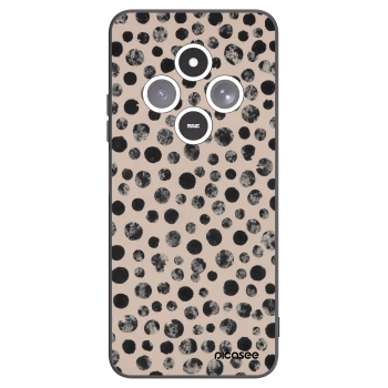Picasee silikonový černý obal pro Xiaomi Redmi 14C - Dots