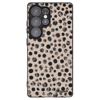 Picasee silikonový černý obal pro Samsung Galaxy S25 Ultra 5G - Dots