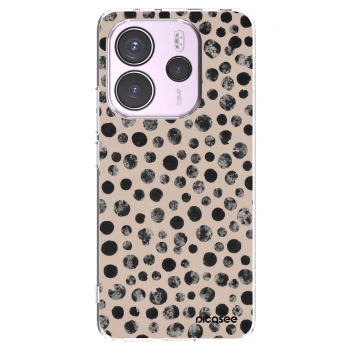 Picasee silikonový průhledný obal pro Xiaomi Redmi Note 14 4G - Dots