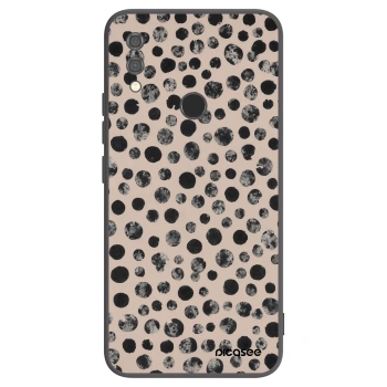 Picasee silikonový černý obal pro Xiaomi Redmi Note 7 - Dots