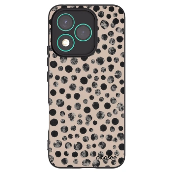 Picasee silikonový černý obal pro Honor 400 Lite 5G - Dots