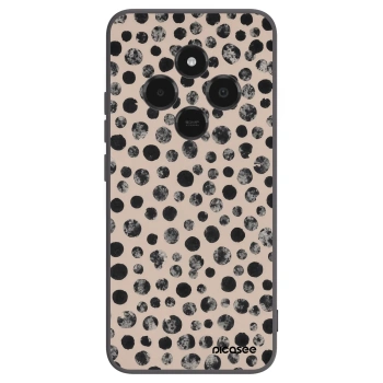 Picasee silikonový černý obal pro Xiaomi Poco C75 - Dots