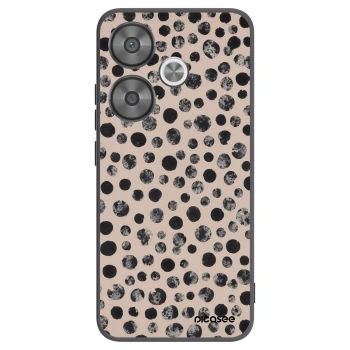 Picasee silikonový černý obal pro Xiaomi Poco F6 - Dots