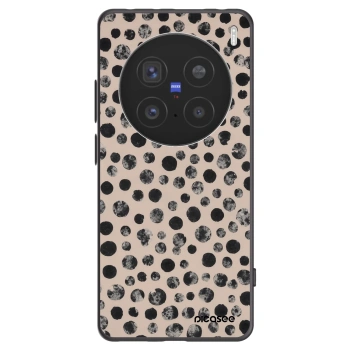 Picasee silikonový černý obal pro Vivo X200 Pro - Dots