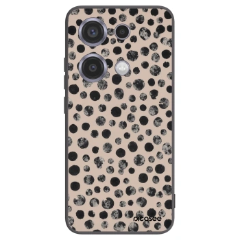 Picasee silikonový černý obal pro Xiaomi Redmi Note 14S - Dots