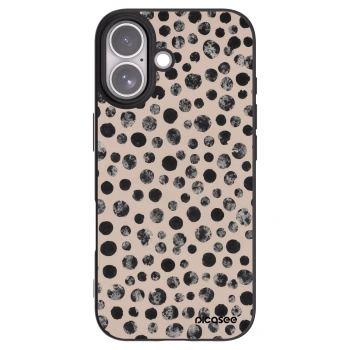 Picasee silikonový černý obal pro Apple iPhone 17 - Dots