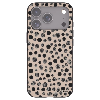 Picasee silikonový černý obal pro Apple iPhone 17 Pro - Dots