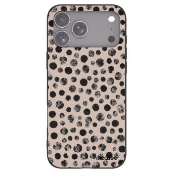 Picasee silikonový černý obal pro Apple iPhone 17 Pro Max - Dots