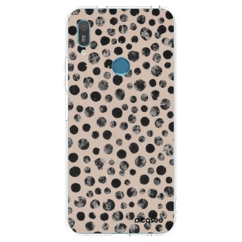 Picasee silikonový průhledný obal pro Huawei Y6 2019 - Dots