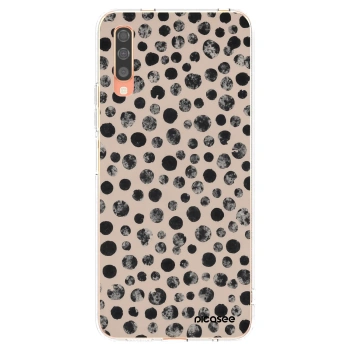 Picasee silikonový průhledný obal pro Samsung Galaxy A70 A705F - Dots