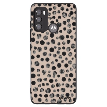 Picasee silikonový černý obal pro Motorola Edge 60 5G - Dots