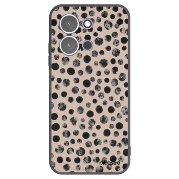 Picasee silikonový černý obal pro Xiaomi Redmi 15C 5G - Dots