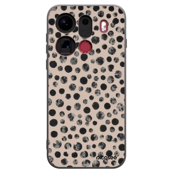 Picasee silikonový černý obal pro OPPO Find X9 Pro - Dots
