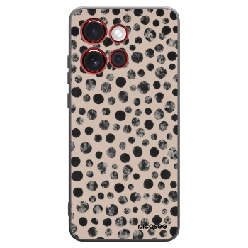 Picasee silikonový černý obal pro Motorola Edge 60 Neo 5G - Dots