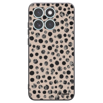 Picasee silikonový černý obal pro Motorola Edge 70 Fusion - Dots