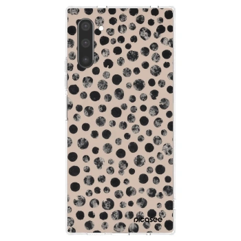 Picasee silikonový průhledný obal pro Samsung Galaxy Note 10 N970F - Dots