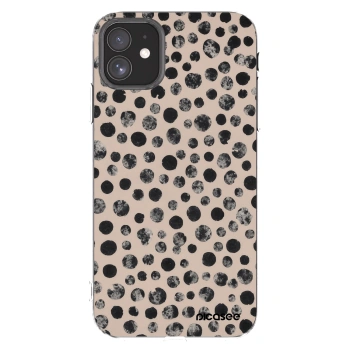 Picasee silikonový průhledný obal pro Apple iPhone 11 - Dots