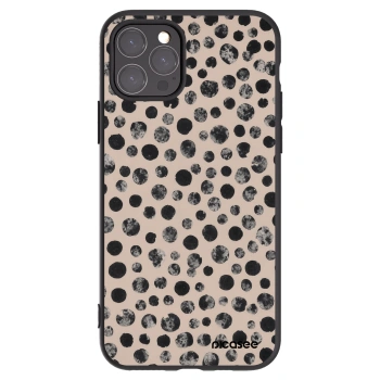 Picasee silikonový černý obal pro Apple iPhone 11 Pro - Dots