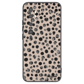 Picasee silikonový černý obal pro Xiaomi Mi Note 10 (Pro) - Dots