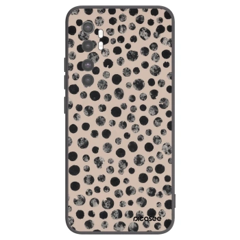 Picasee silikonový černý obal pro Xiaomi Mi Note 10 Lite - Dots