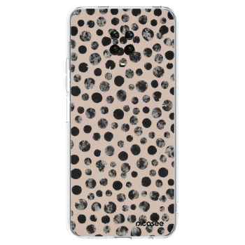 Picasee silikonový průhledný obal pro Xiaomi Redmi Note 9S - Dots