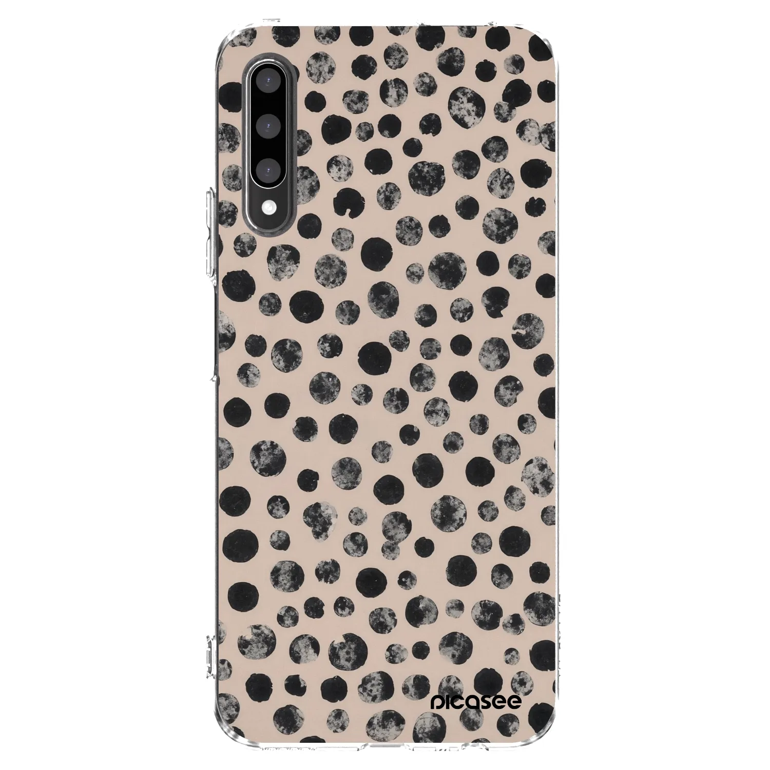 Picasee silikonový průhledný obal pro Honor 9X Pro - Dots