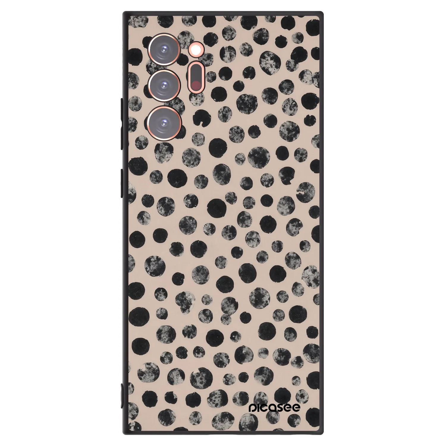 Picasee silikonový černý obal pro Samsung Galaxy Note 20 Ultra - Dots