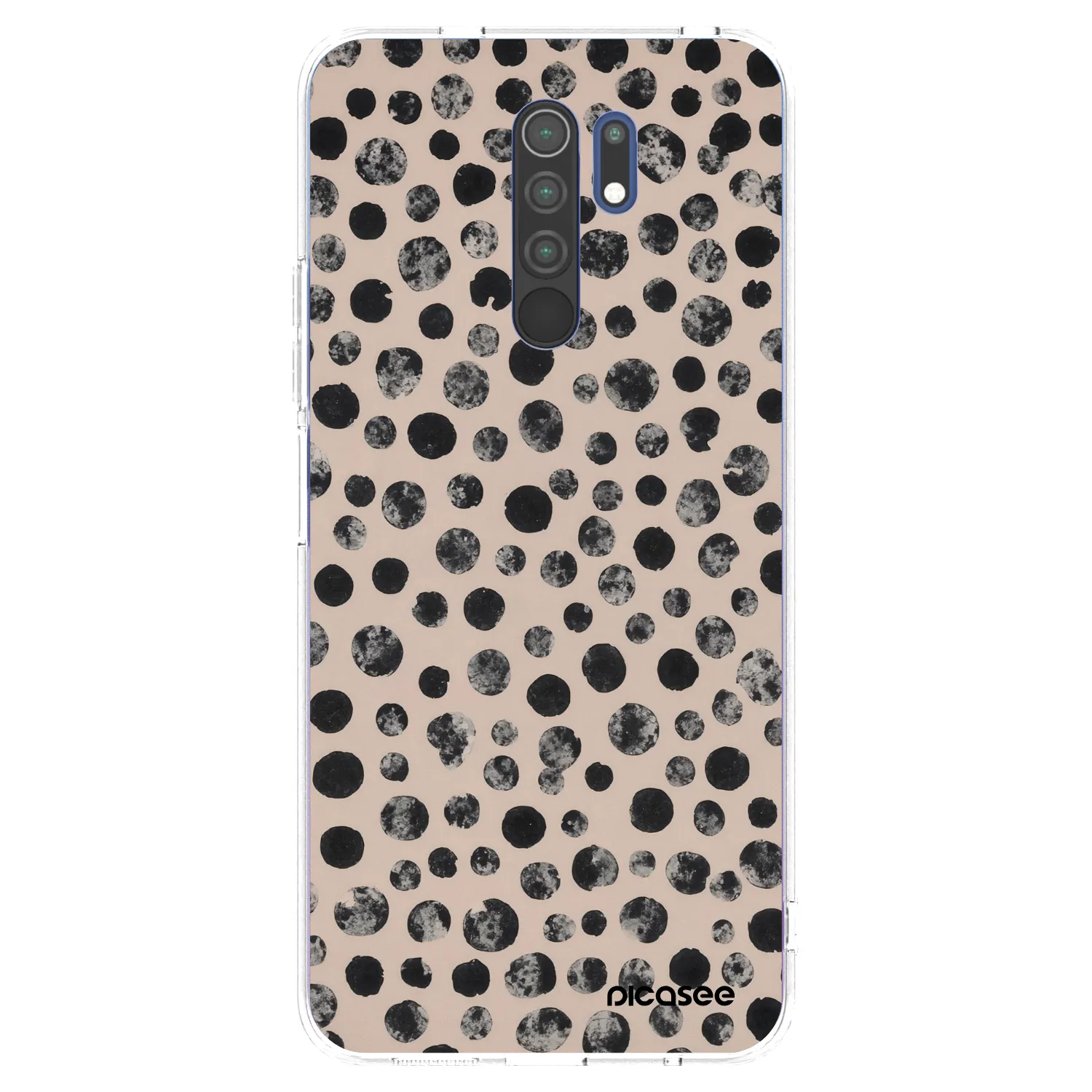 Picasee silikonový průhledný obal pro Xiaomi Redmi 9 - Dots