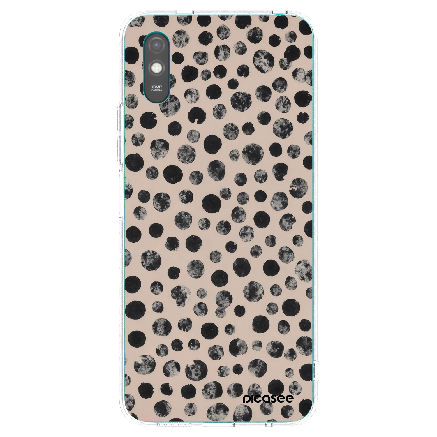 Picasee silikonový průhledný obal pro Xiaomi Redmi 9A - Dots
