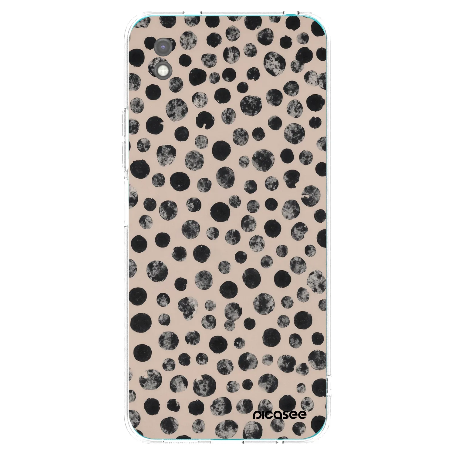 Picasee silikonový černý obal pro Xiaomi Redmi 9A - Dots