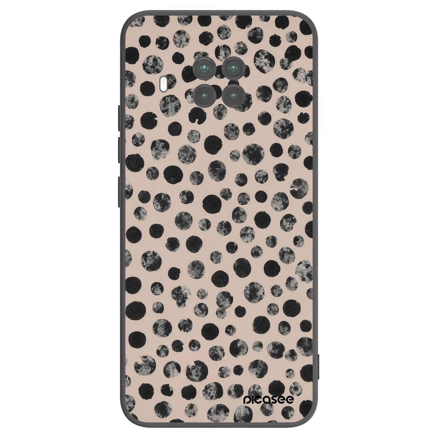 Picasee silikonový černý obal pro Xiaomi Mi 10T Lite - Dots
