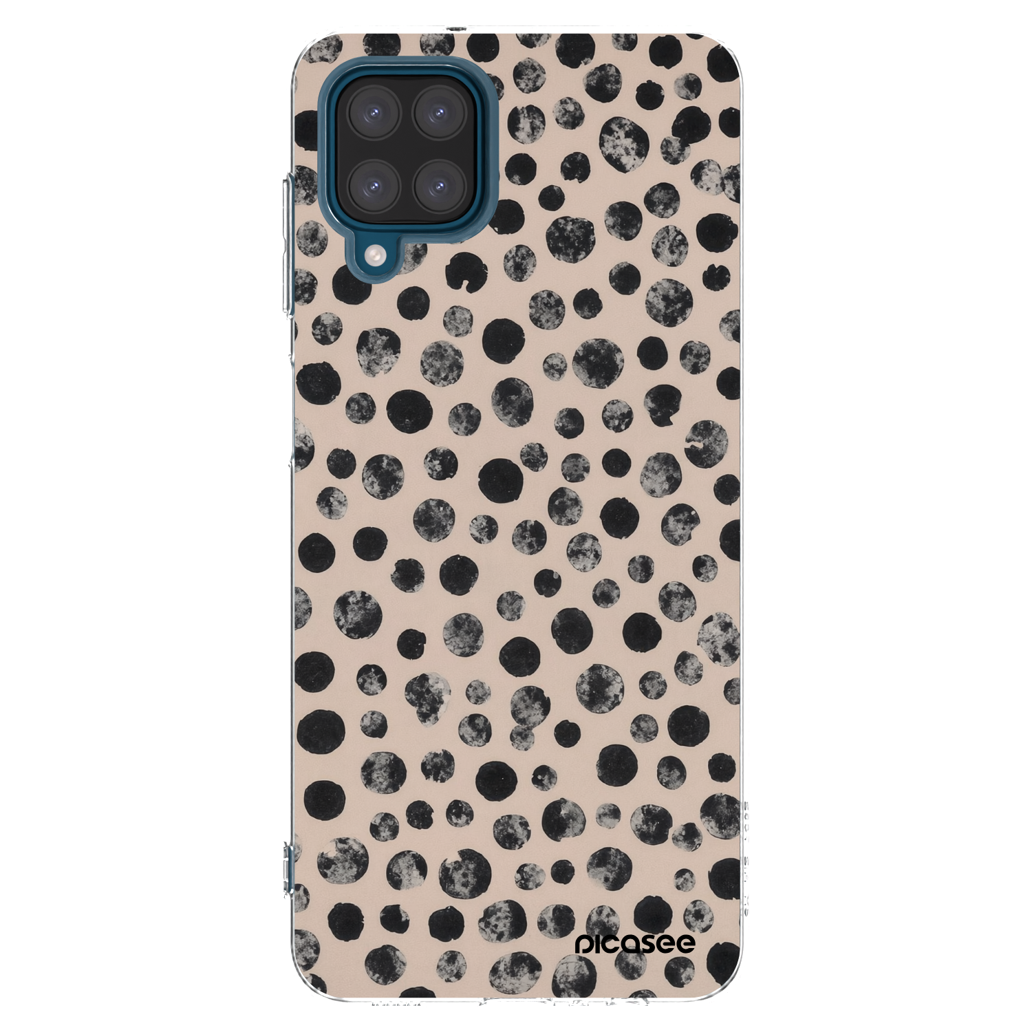 Picasee silikonový průhledný obal pro Samsung Galaxy A12 A125F - Dots