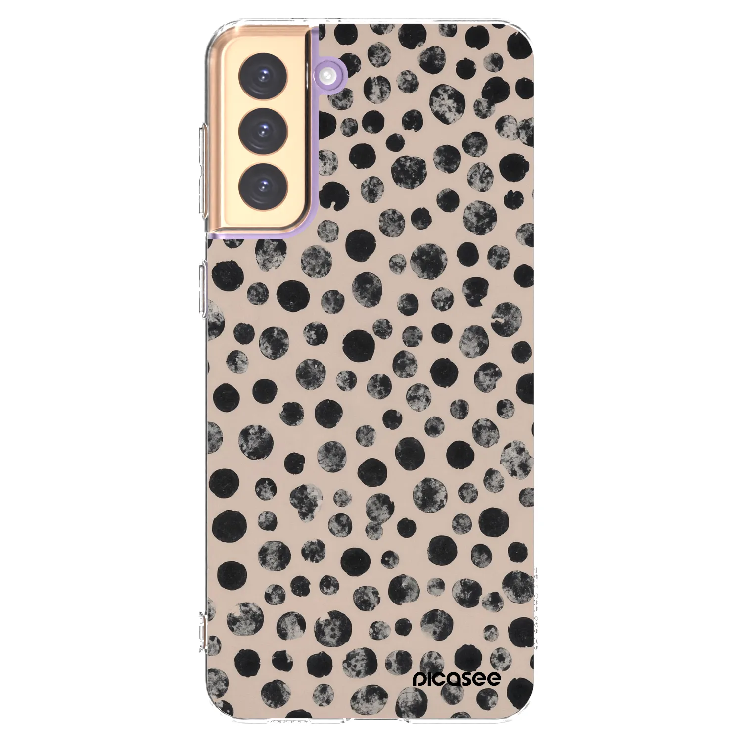 Picasee silikonový průhledný obal pro Samsung Galaxy S21+ 5G G996F - Dots