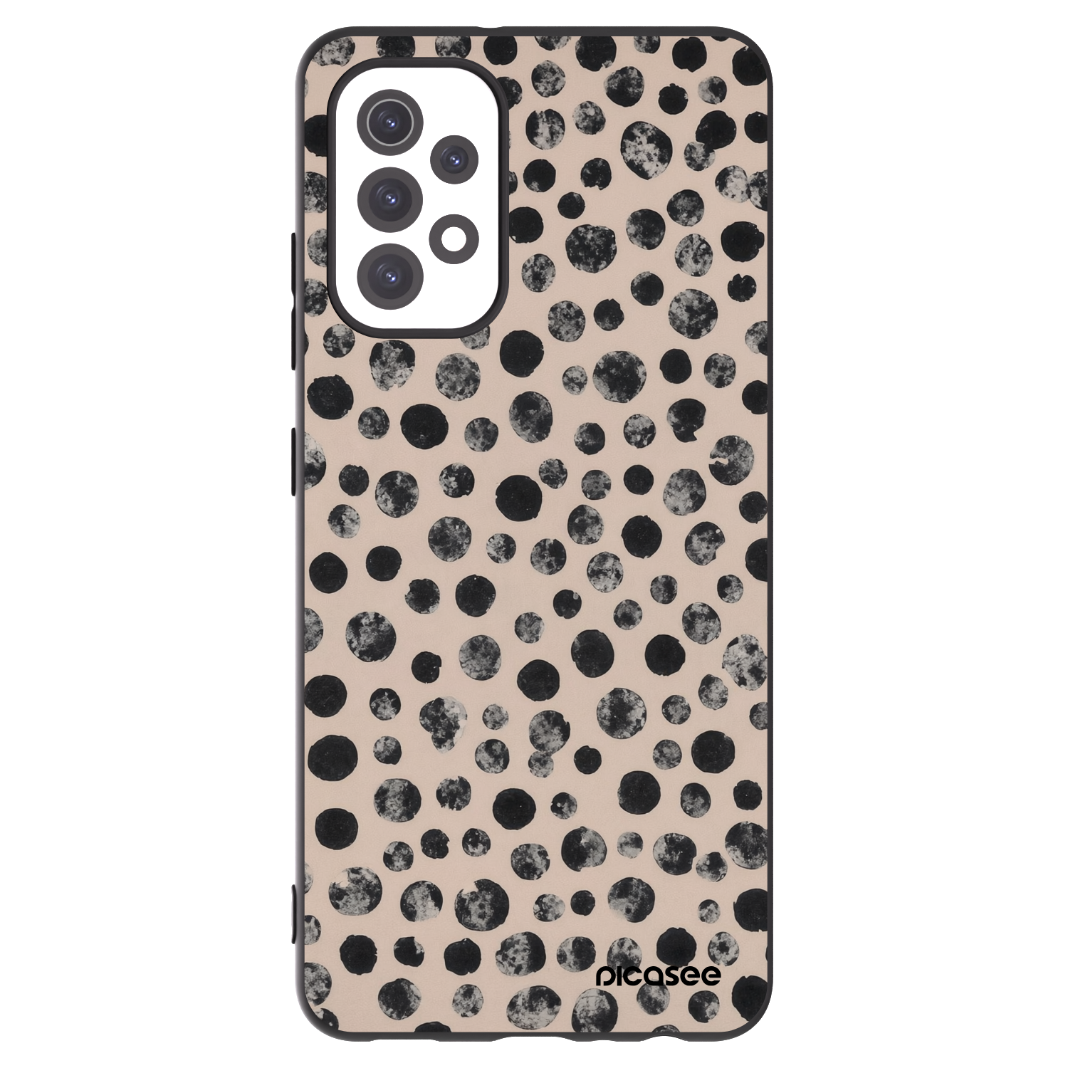 Picasee silikonový černý obal pro Samsung Galaxy A32 5G A326B - Dots