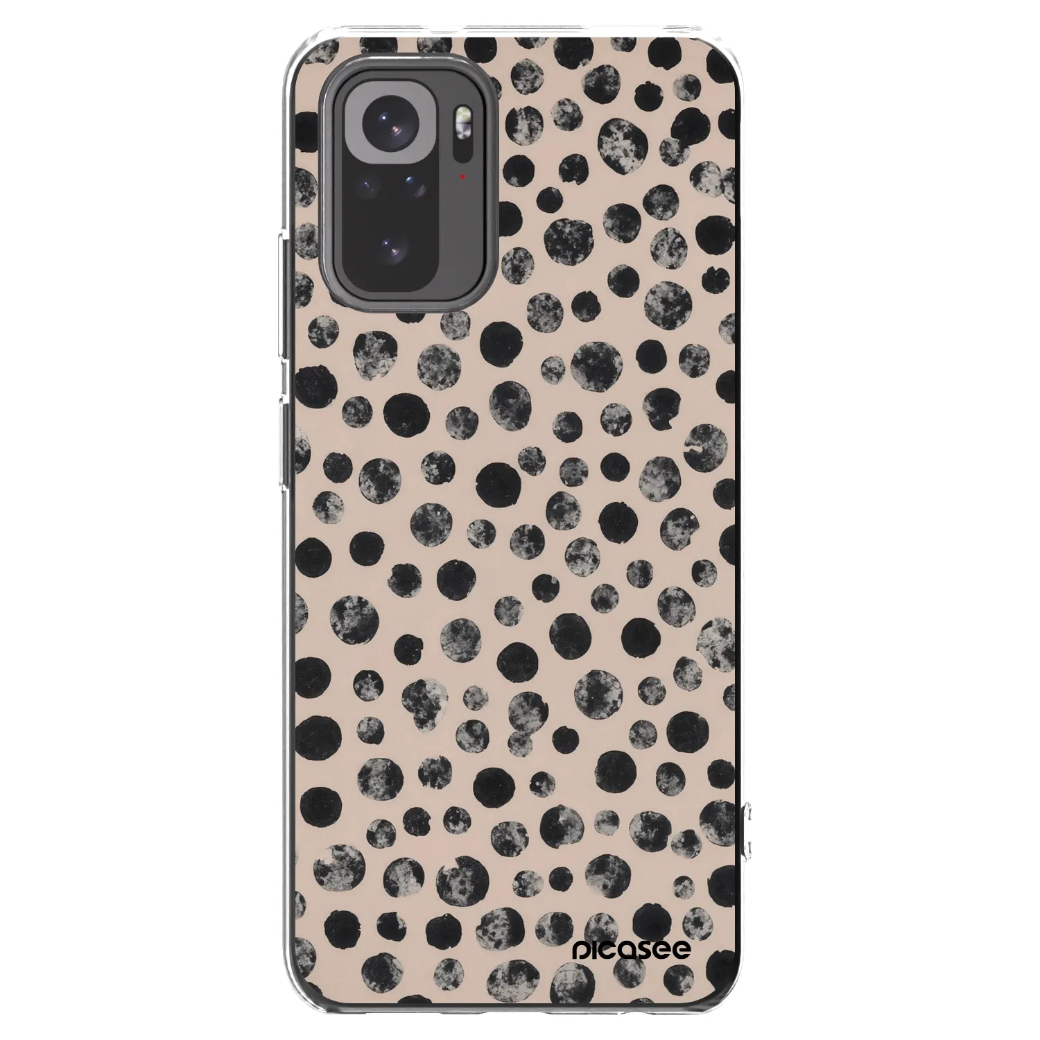 Picasee silikonový průhledný obal pro Xiaomi Redmi Note 10S - Dots