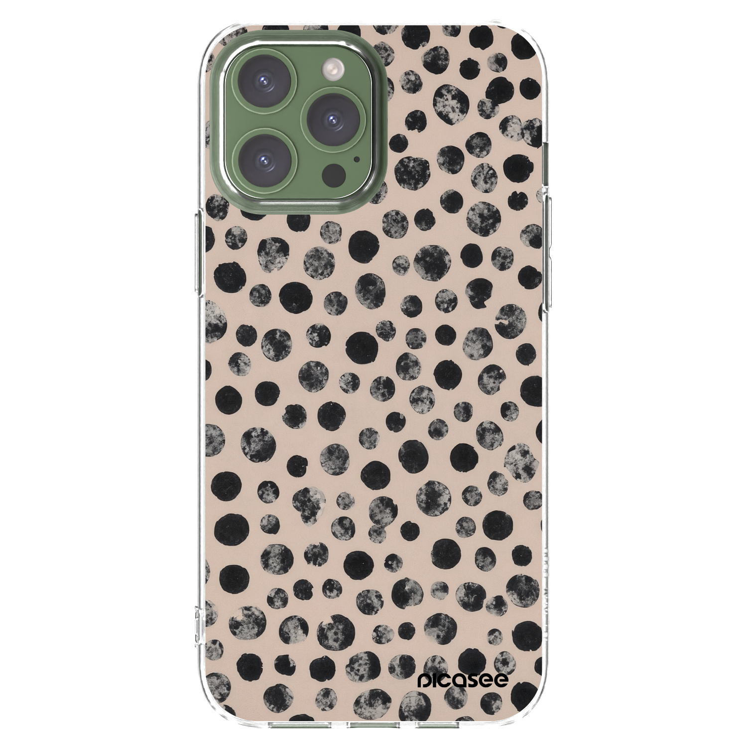 Picasee silikonový průhledný obal pro Apple iPhone 13 Pro Max - Dots