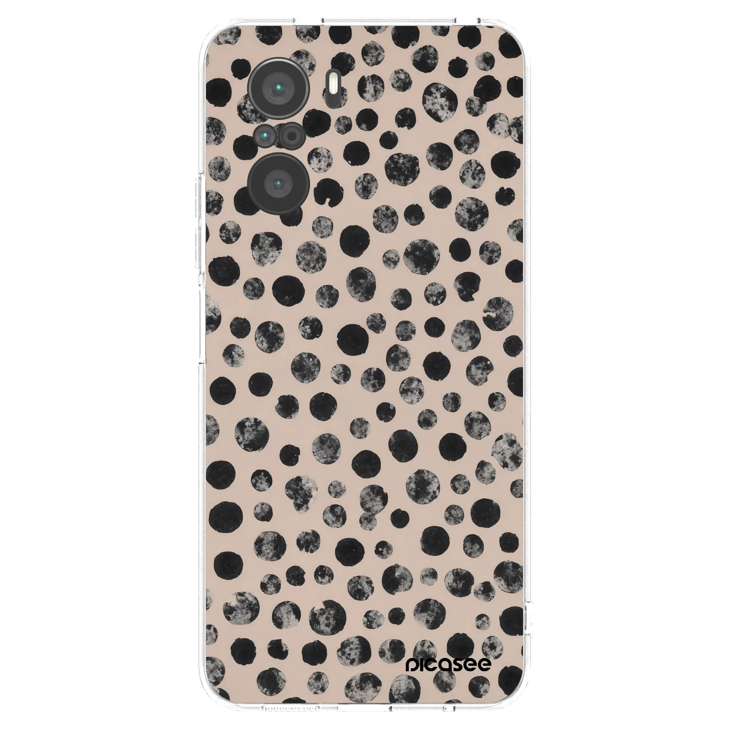 Picasee silikonový průhledný obal pro Xiaomi Poco F3 - Dots