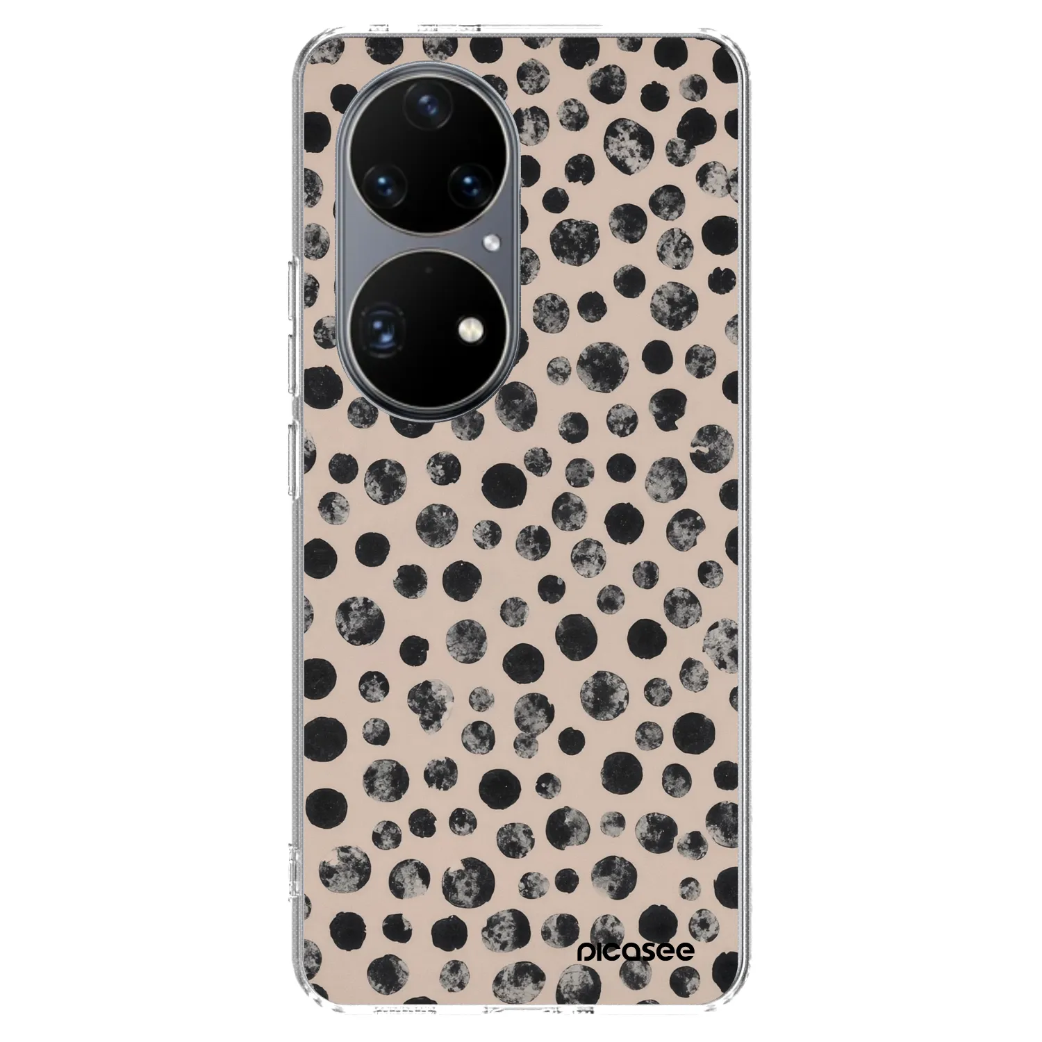 Picasee silikonový průhledný obal pro Huawei P50 - Dots