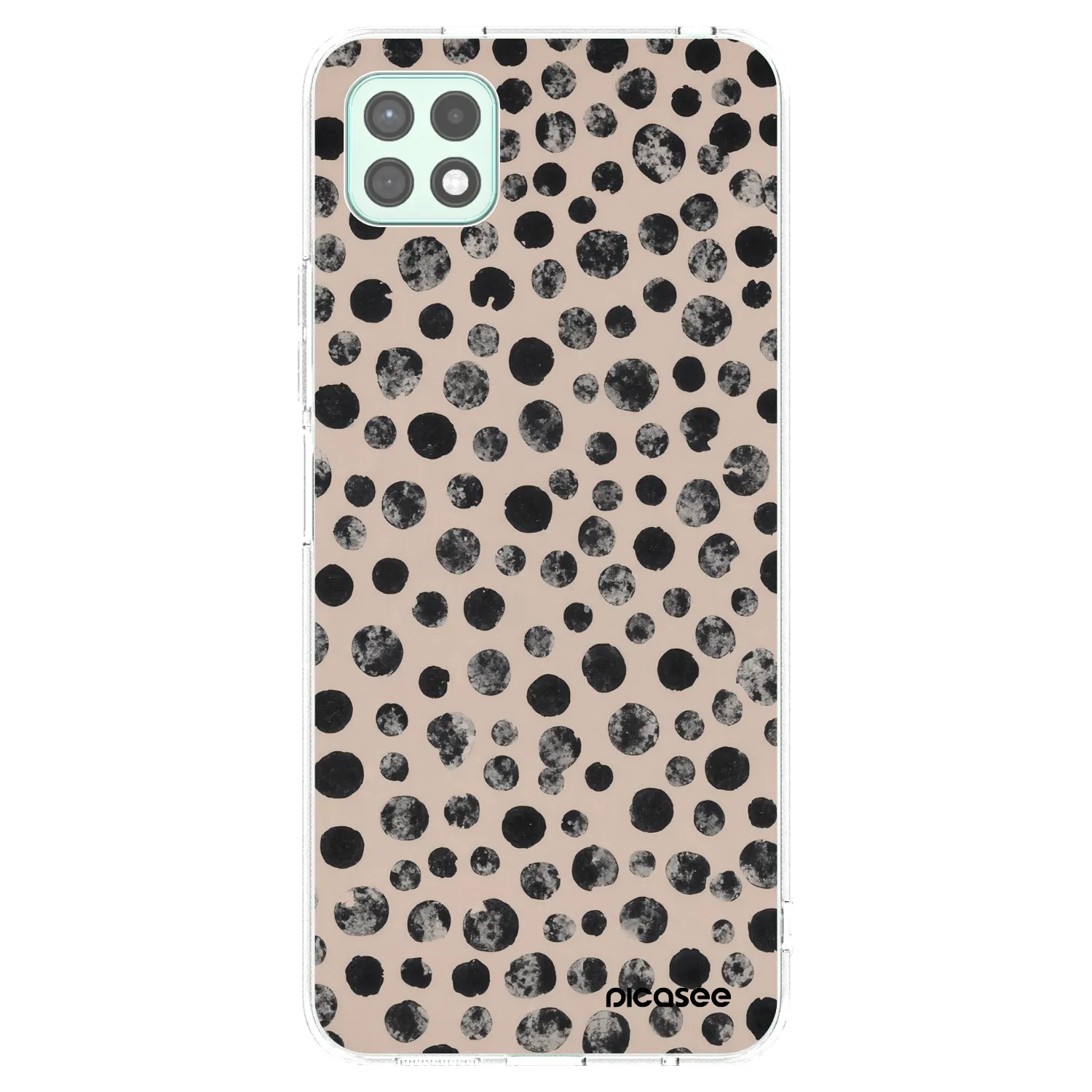 Picasee silikonový průhledný obal pro Samsung Galaxy A22 A226B 5G - Dots