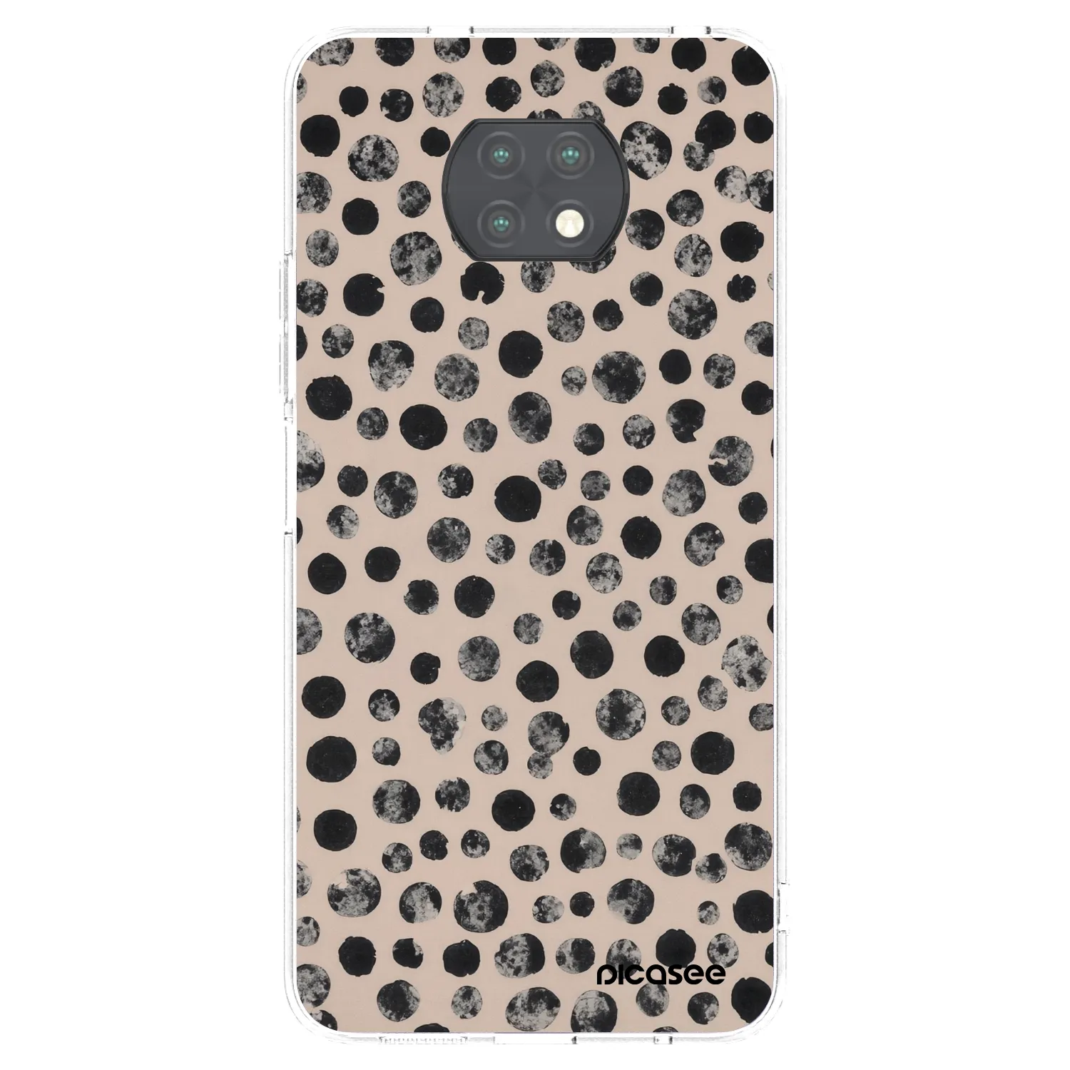 Picasee silikonový průhledný obal pro Xiaomi Redmi Note 9T - Dots
