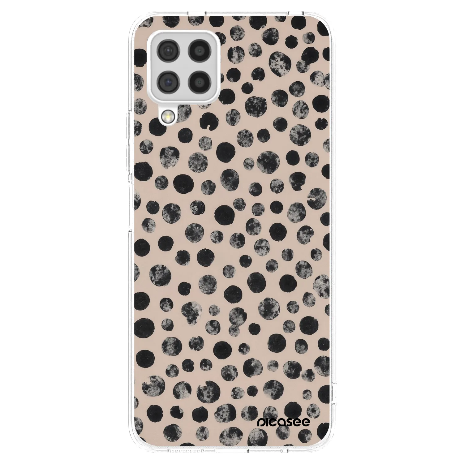Picasee silikonový průhledný obal pro Samsung Galaxy A22 A225F 4G - Dots