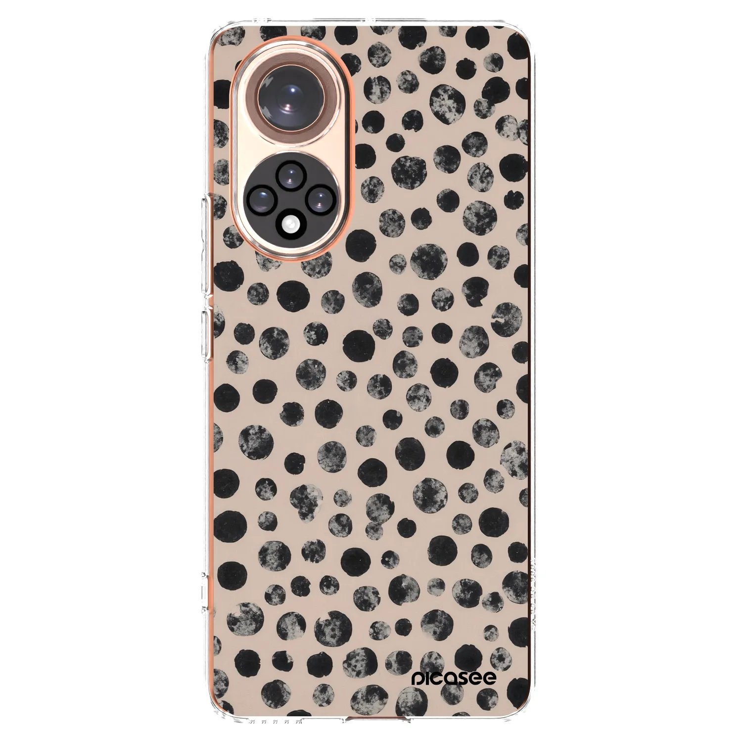Picasee silikonový průhledný obal pro Honor 50 5G - Dots