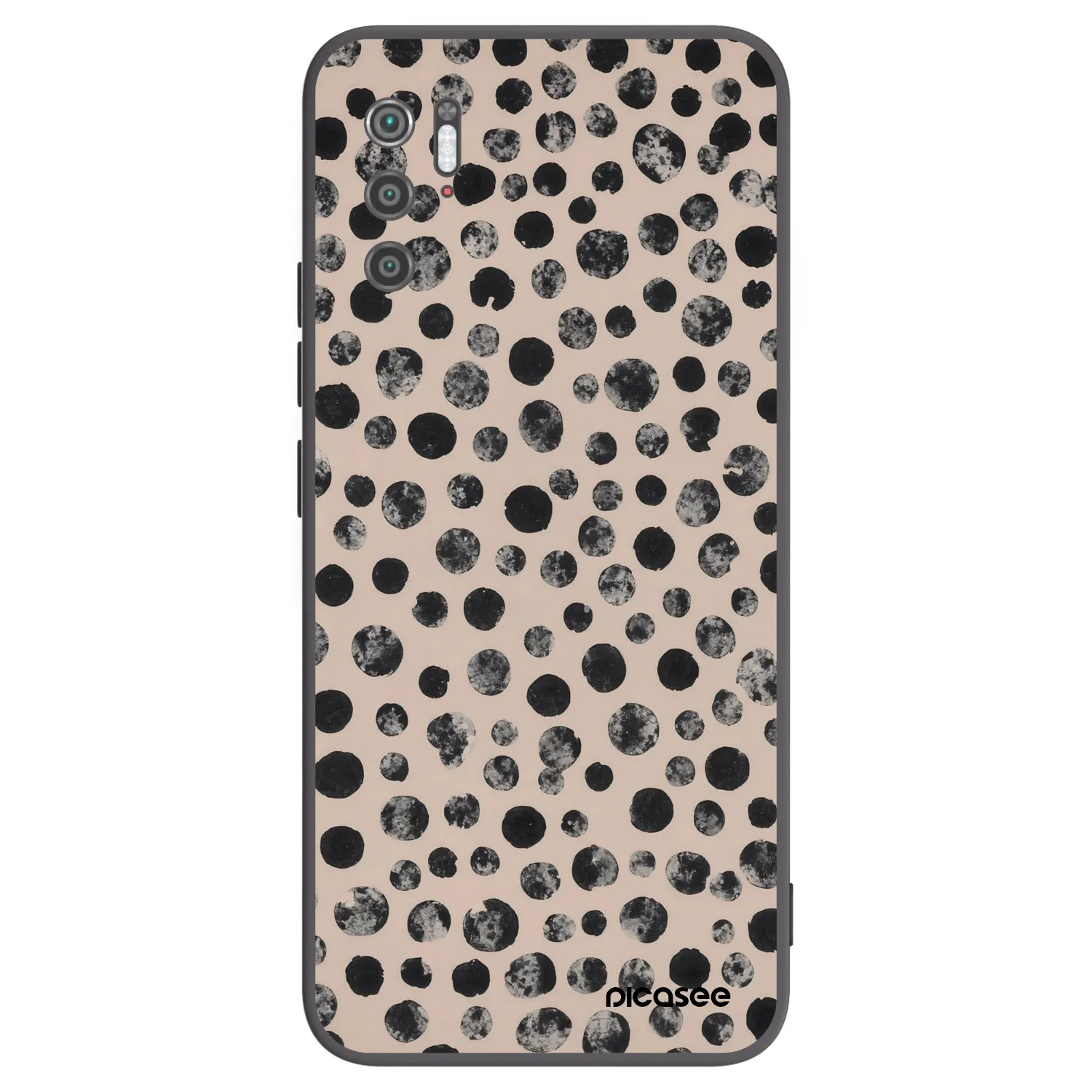 Picasee silikonový černý obal pro Xiaomi Poco M3 Pro 5G - Dots