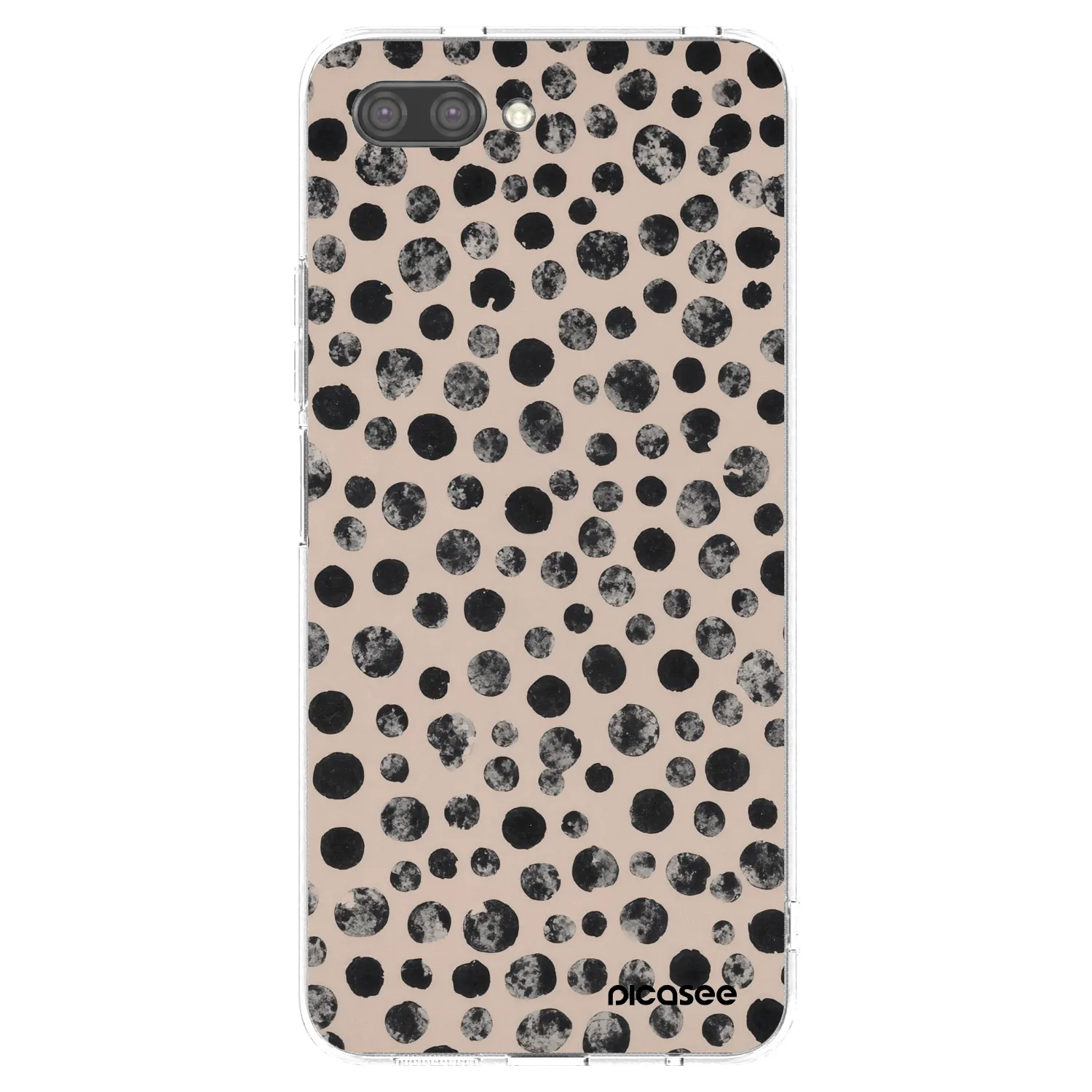 Picasee silikonový průhledný obal pro Honor 10 - Dots